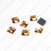 DZ-1072 flat back square crystal loose beads